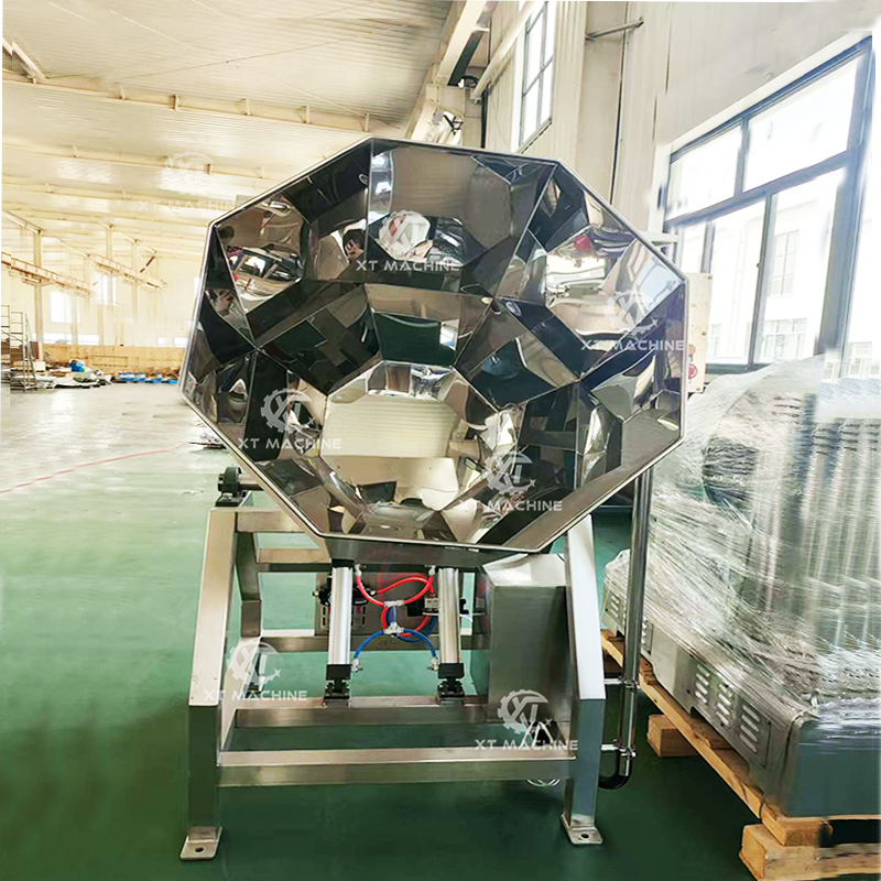 Food Grade Stainless Steel Octagonal Snack Seasoning Machine Drum Food Flavoring Machine - Image 2