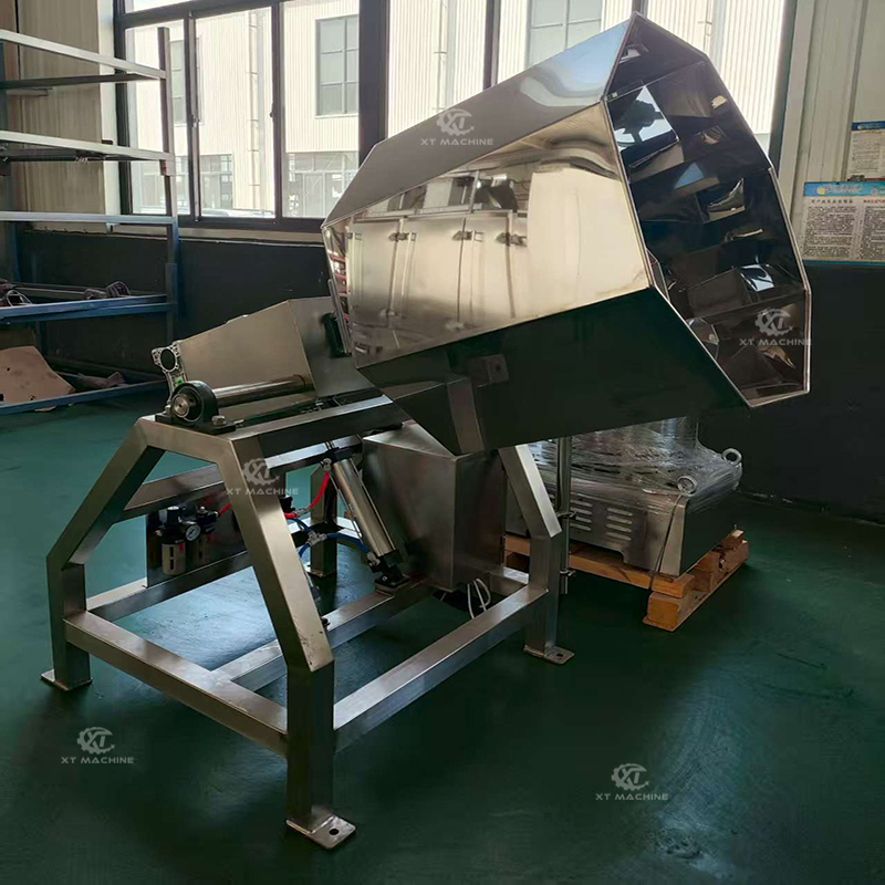 Food Grade Stainless Steel Octagonal Snack Seasoning Machine Drum Food Flavoring Machine - Image 4