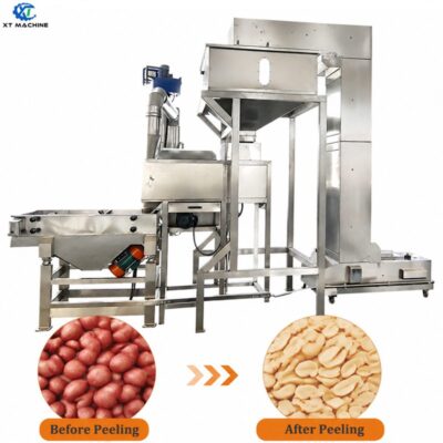 Split Peanut Blanching Machine