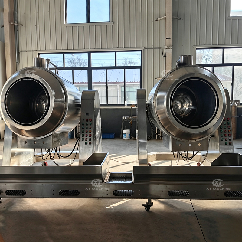 Commercial Use Sugar Coating Heating Machine SS304 Drum Roasting Machine - Image 3