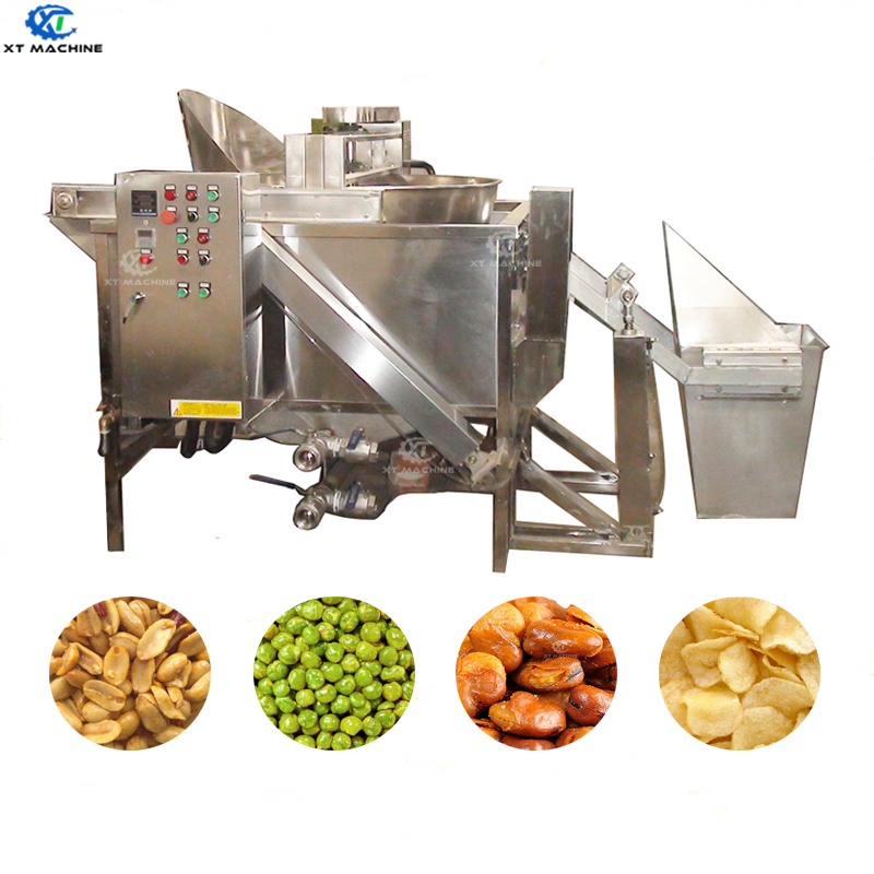 Automatic Temperature Control Peanut Fryer Japanese Beans Frying Machine CE ISO Certified
